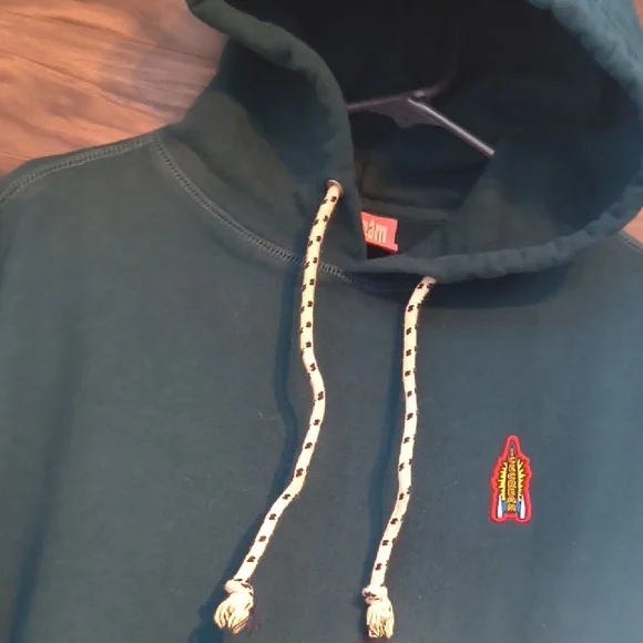 ICECREAM Billionaire Boys Club Teal Rocket Pullover Hoodie Y2K Streetwear - Picture 4 of 12